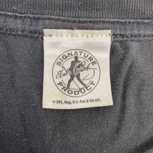 Elvis Presley Signature Product Graphic T-Shirt Black Unisex - Picture 5 of 13